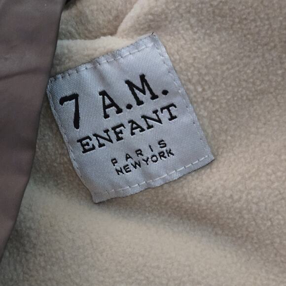 7 Am Enfant Doudoune Infant Coat Sack Boy Girl Winter Coat 6-12Months ~ Brown - Picture 6 of 9